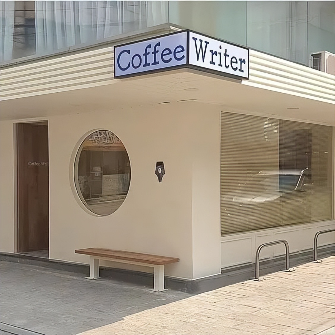 很有高级感的店招,35平店面设计