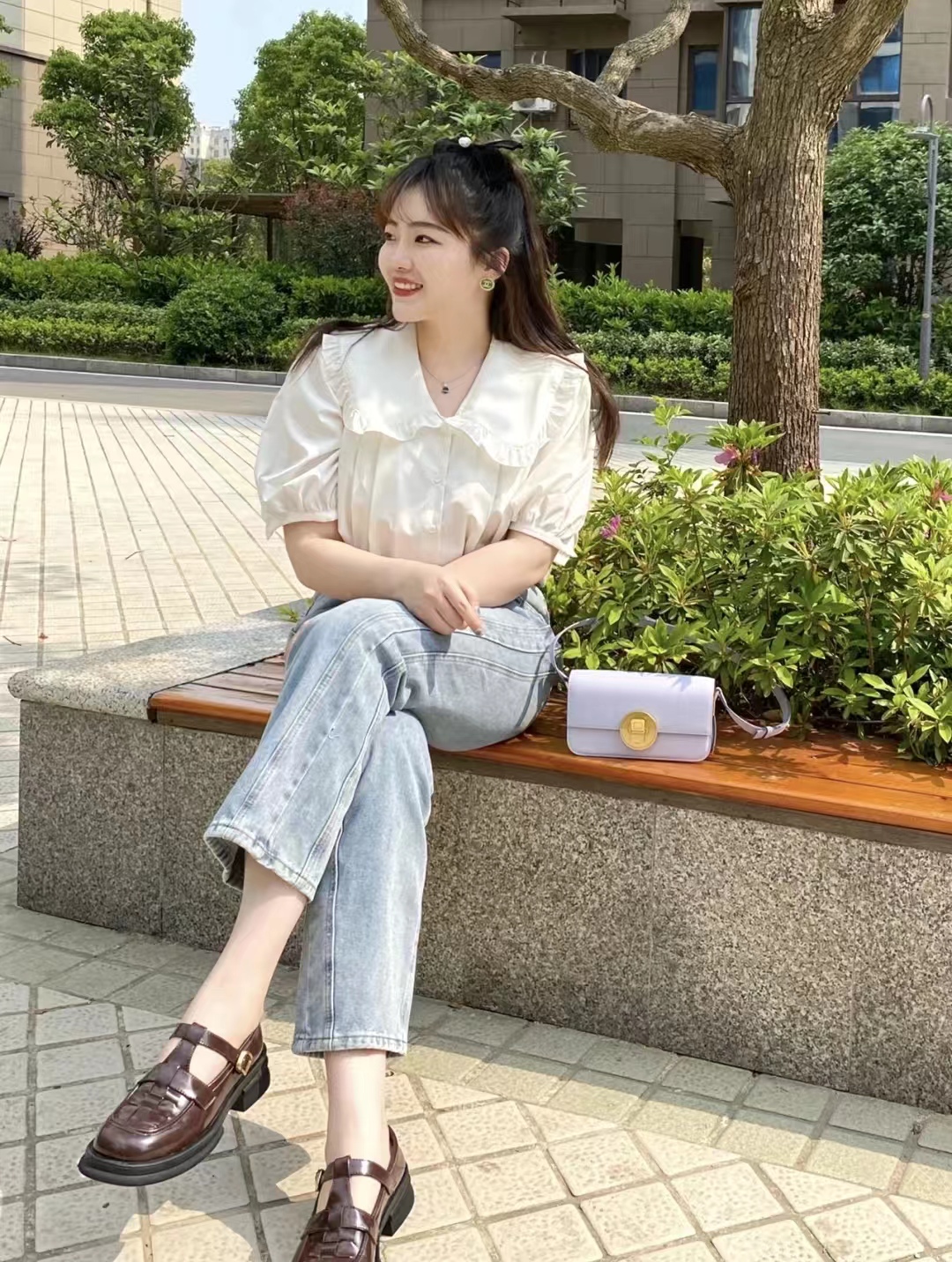 微胖的女生穿什么款式比较好看,微胖女生应该穿什么款式上衣