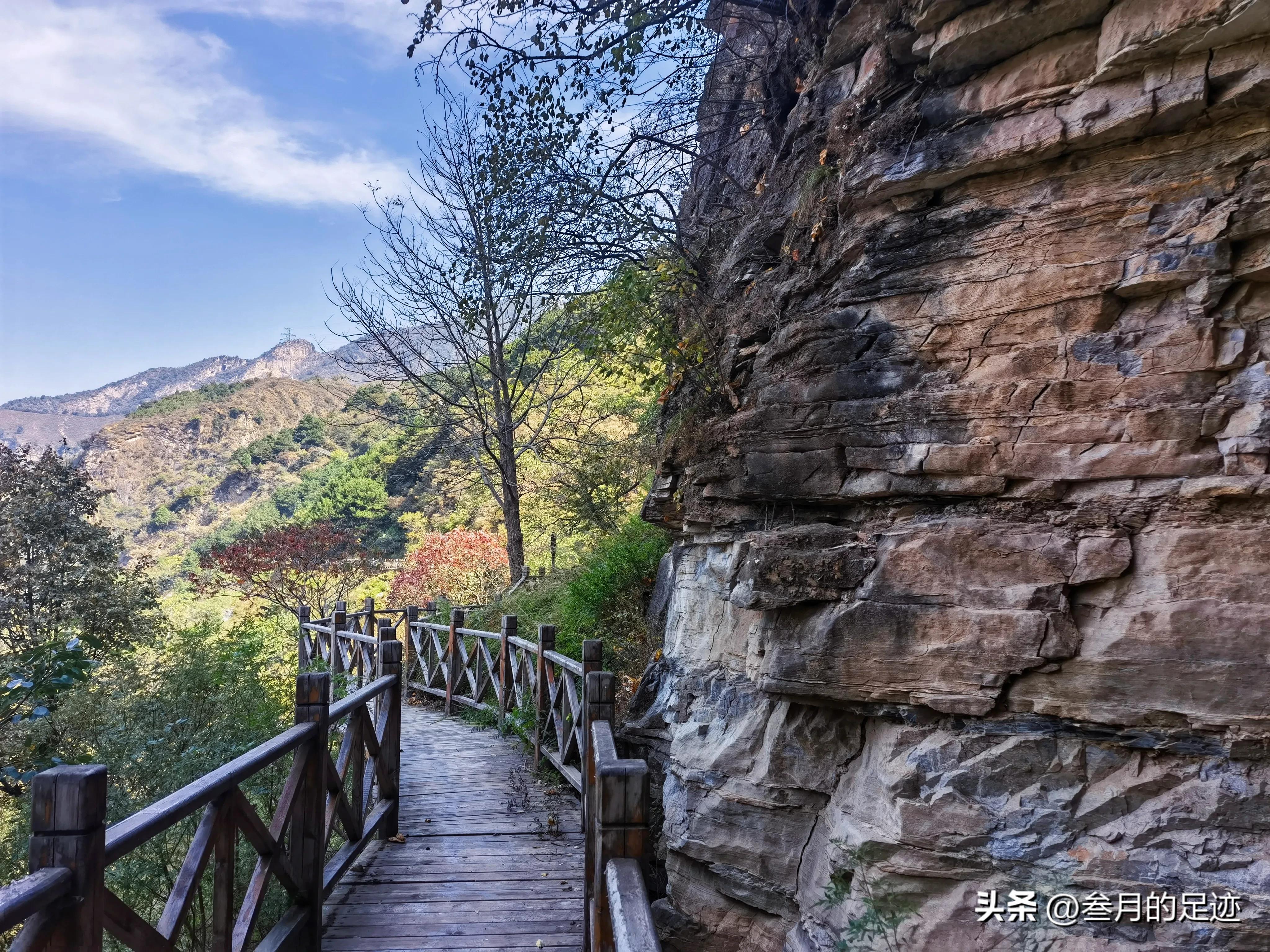 房山红叶最佳地点木栈道,北京房山森林游玩地方推荐