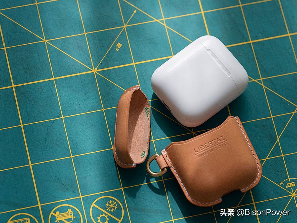 手工牛皮airpodspro套制作,airpods3皮套制作教程