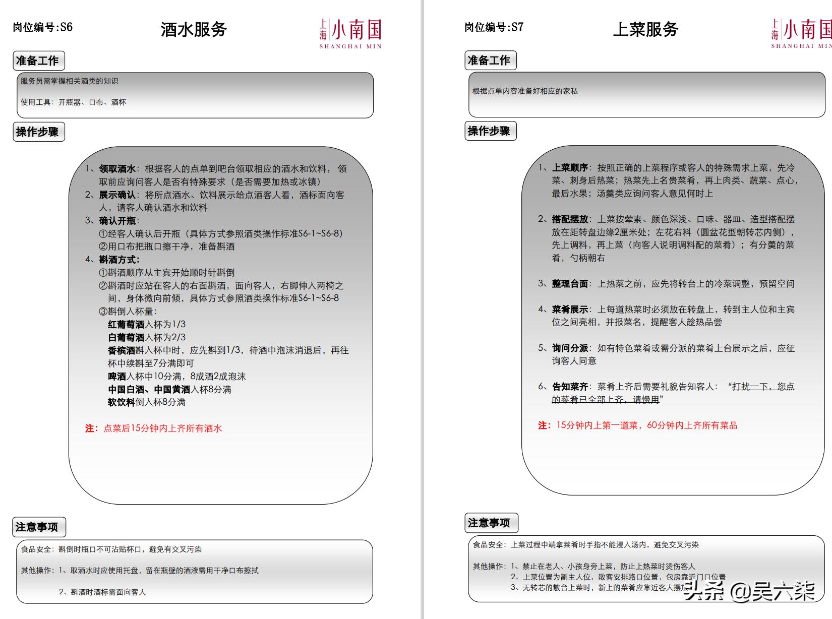 连锁餐饮经营服务标准,连锁餐饮sop标准化操作流程范例