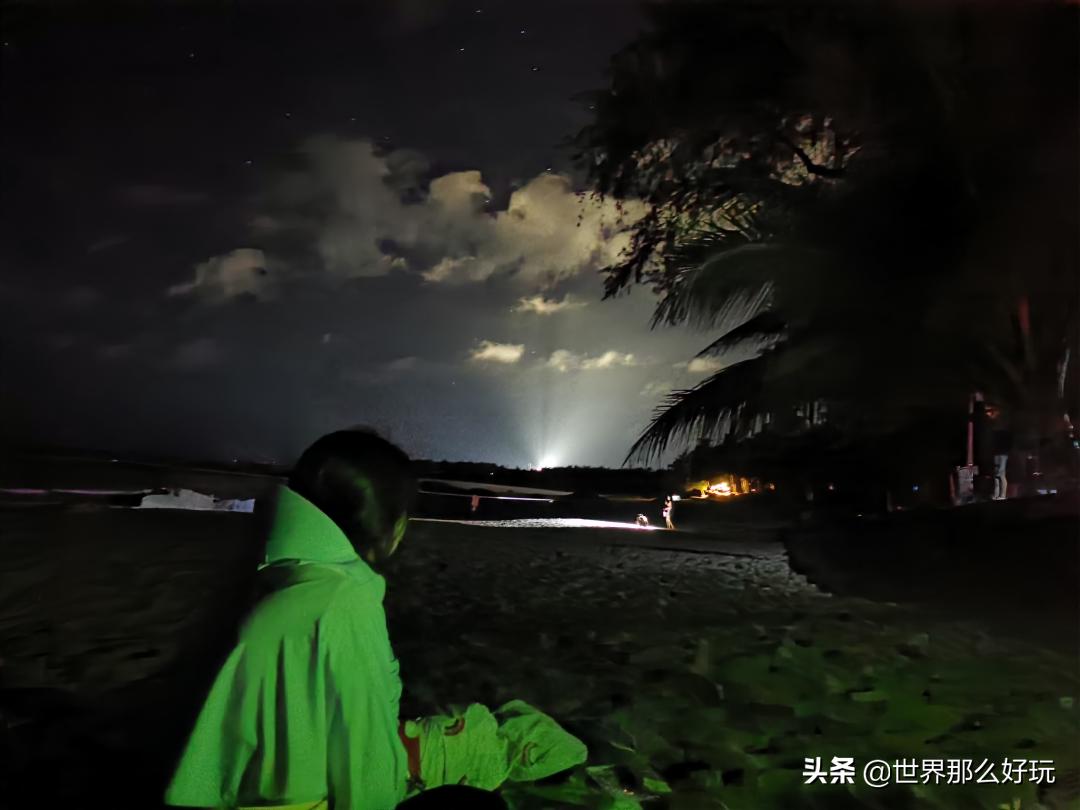 文昌海滩看火箭,文昌沙滩看火箭
