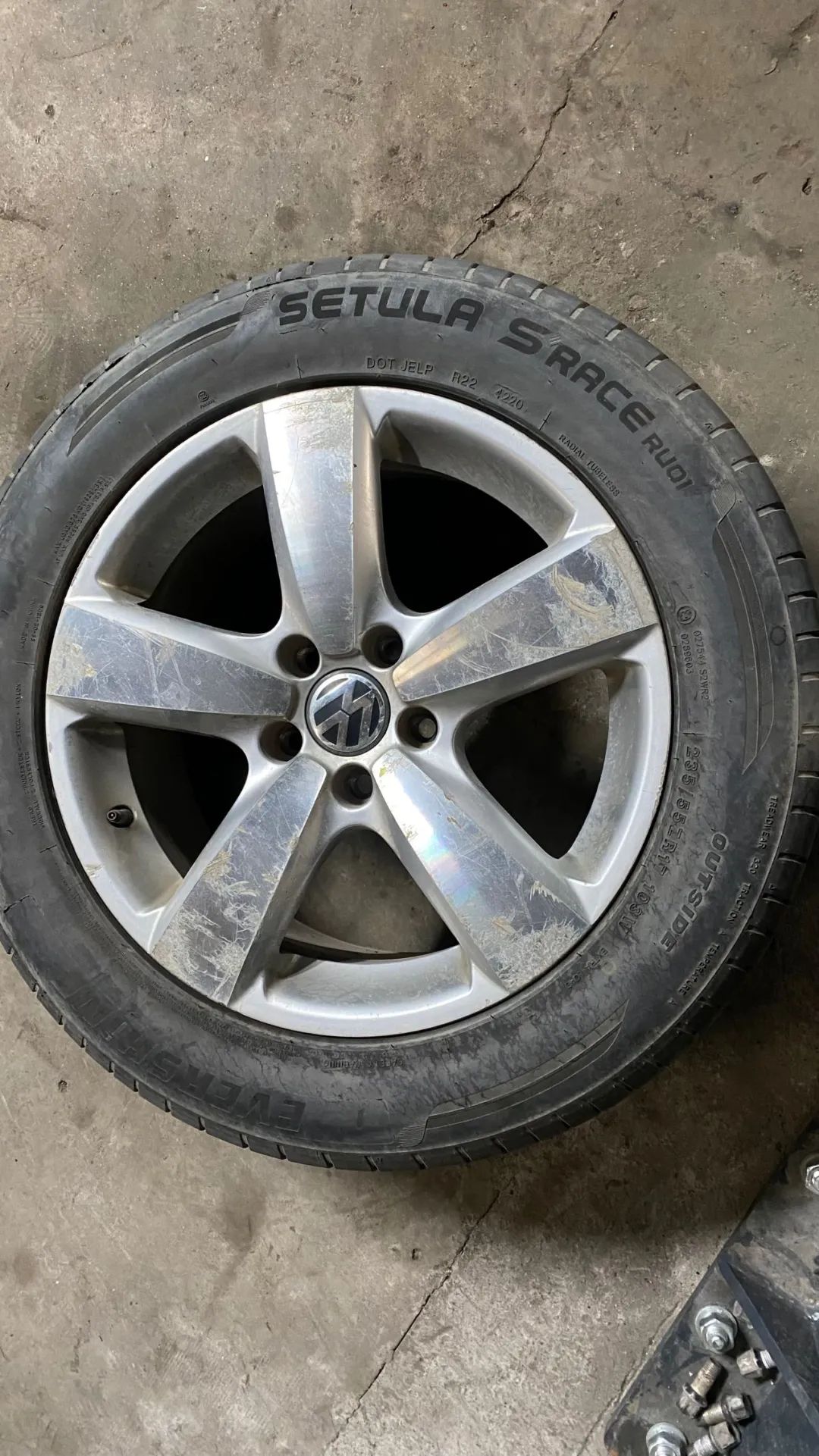 12年大众途观二手车翻新,大众途观外观塑料件翻新