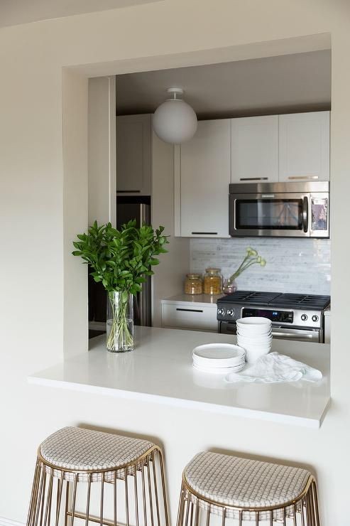 100款开放式厨房设计带吧台,17平方开放式厨房餐厅一体吧台