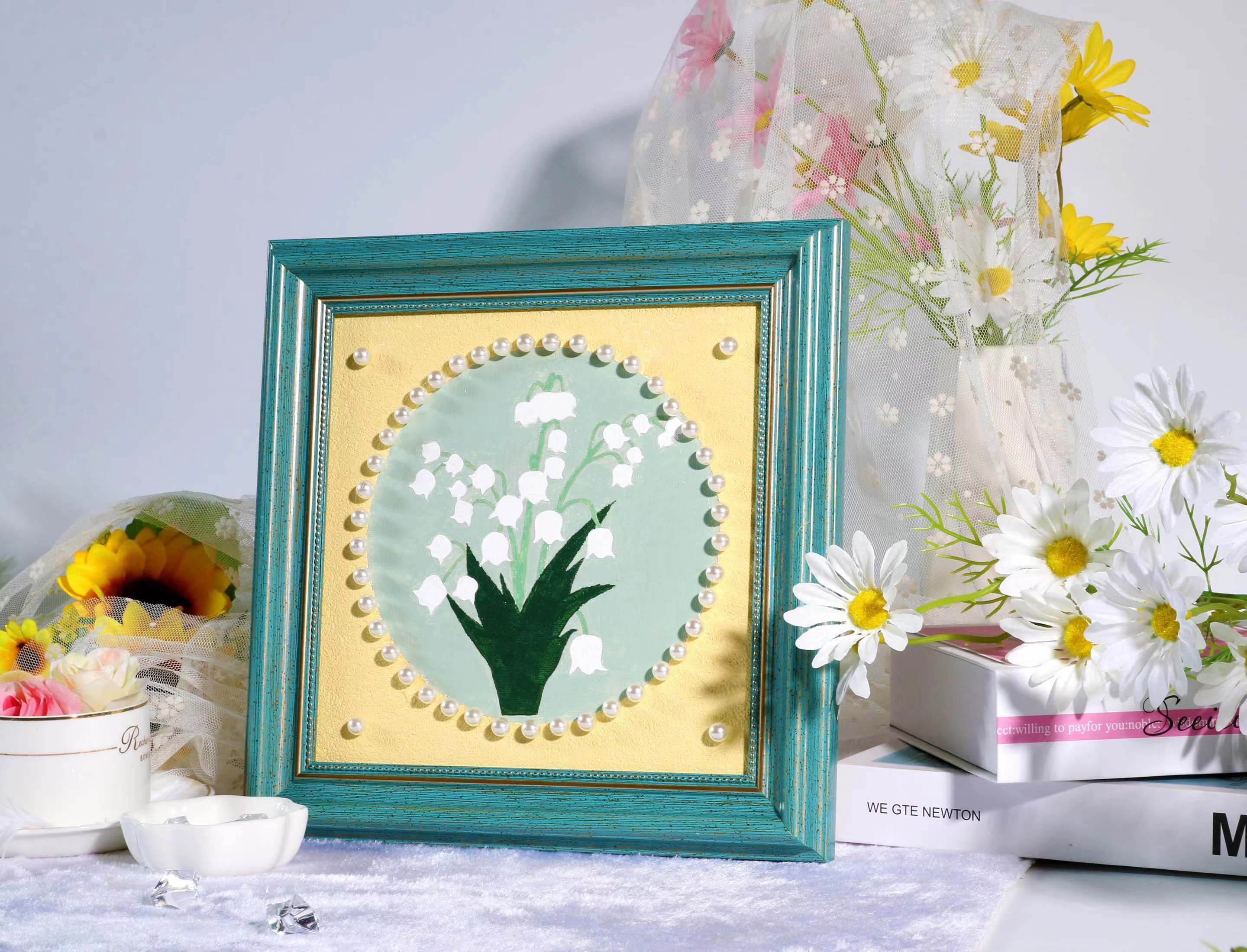 石英砂画100张图片彼岸花,画遍了世间的花