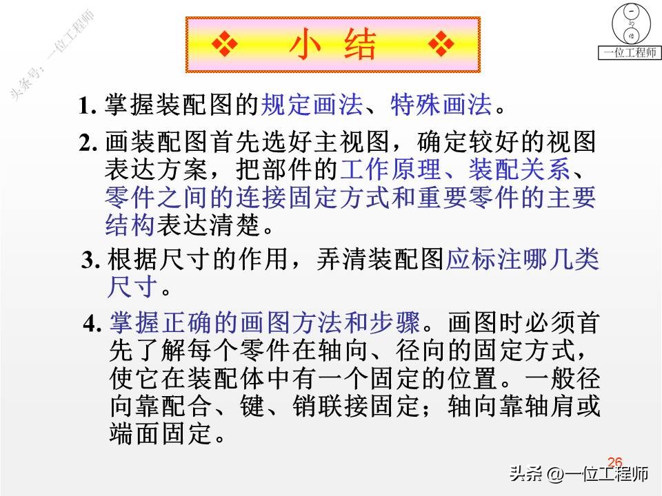 装配图四个技术参数,装配图的正确画法