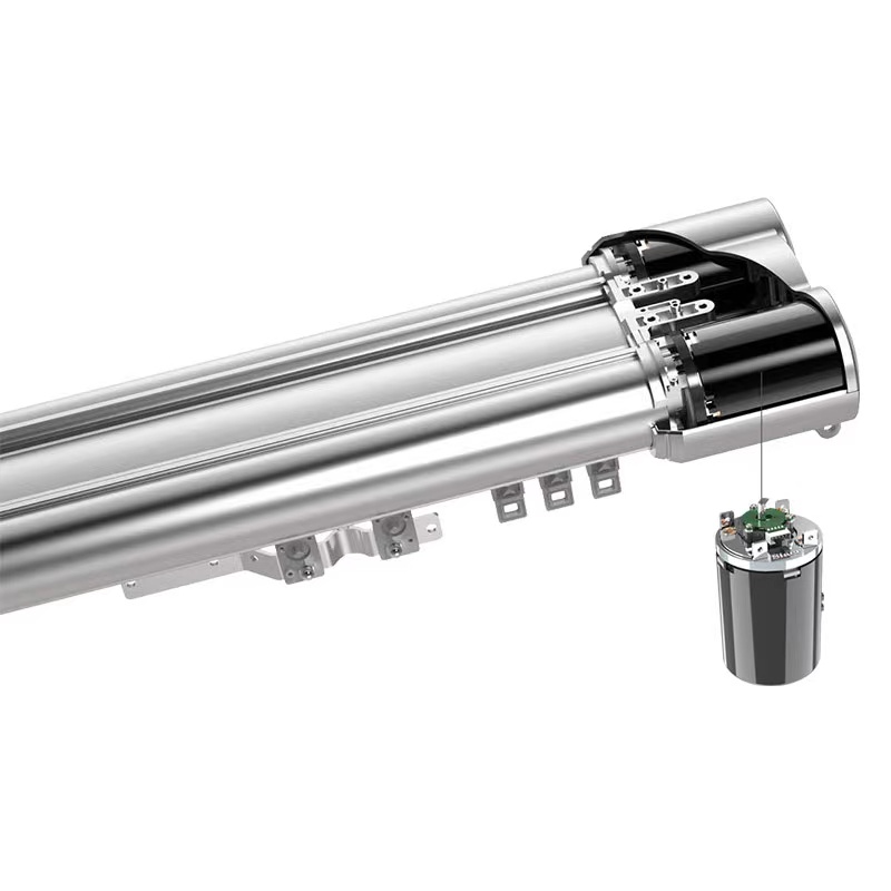 电动智能窗帘源头工厂,一体化电动窗帘