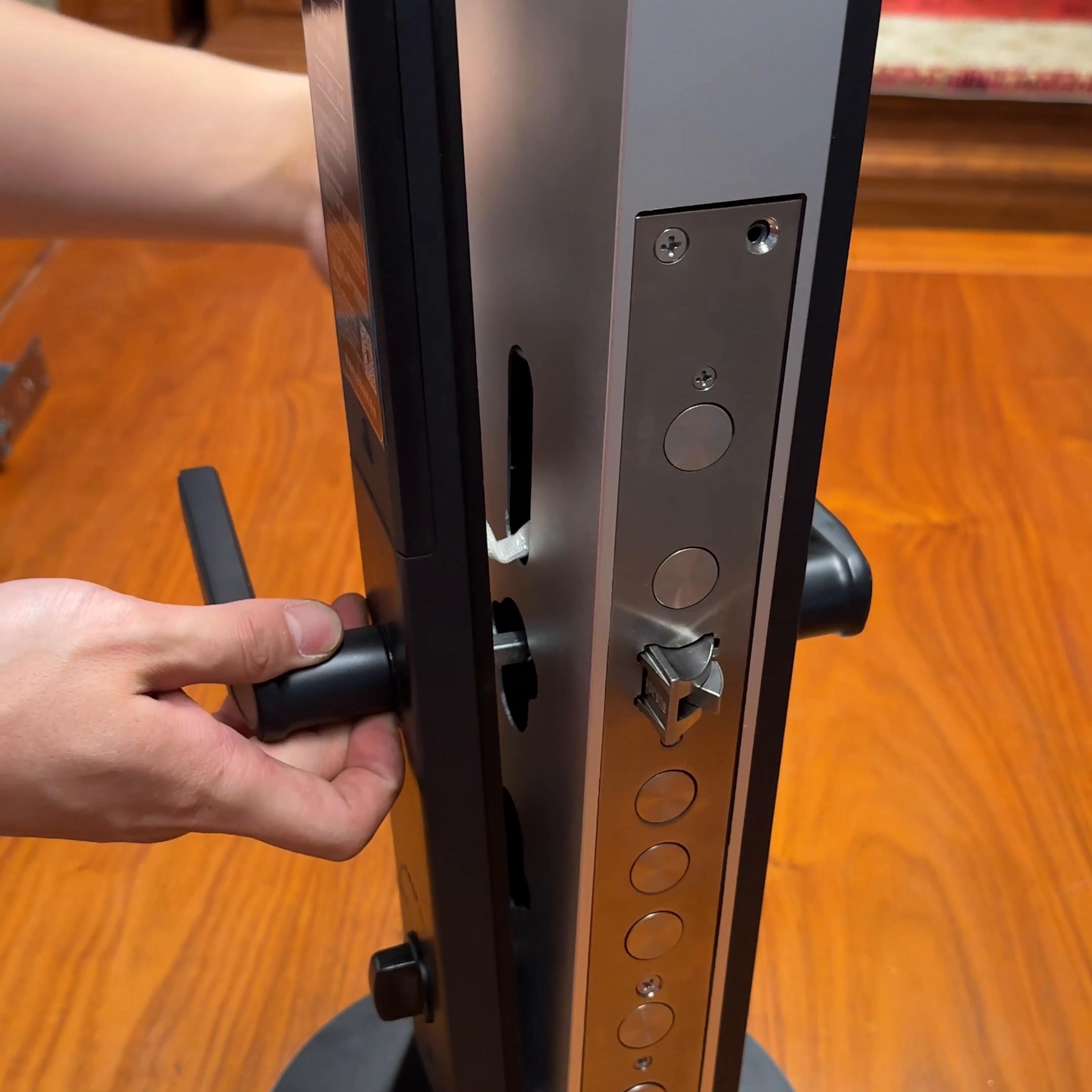 布谷鸟智能指纹密码锁指导安装,布谷鸟智能门锁设备安装视频