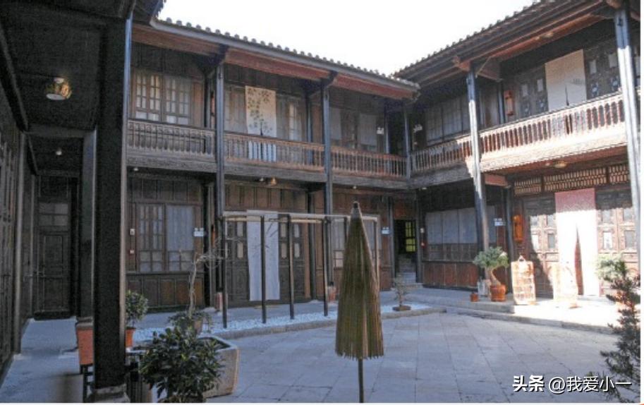 云南昆明古建筑群图,云南省昆明市官渡古镇古建筑