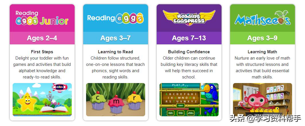 屡获大奖的readingeggs练习册,搞定语法/阅读/自然拼读/词汇等