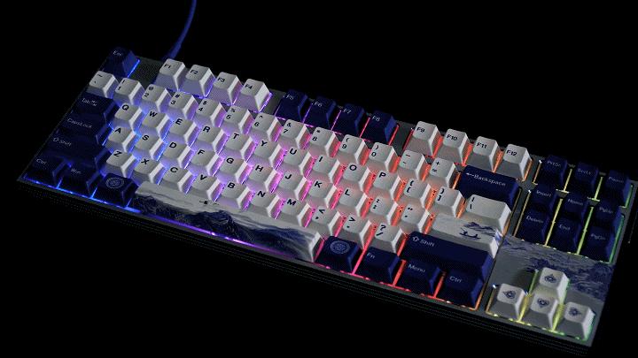 国潮遇上科技，DIY键盘乐趣满满，睿匠青花瓷机械键盘开箱