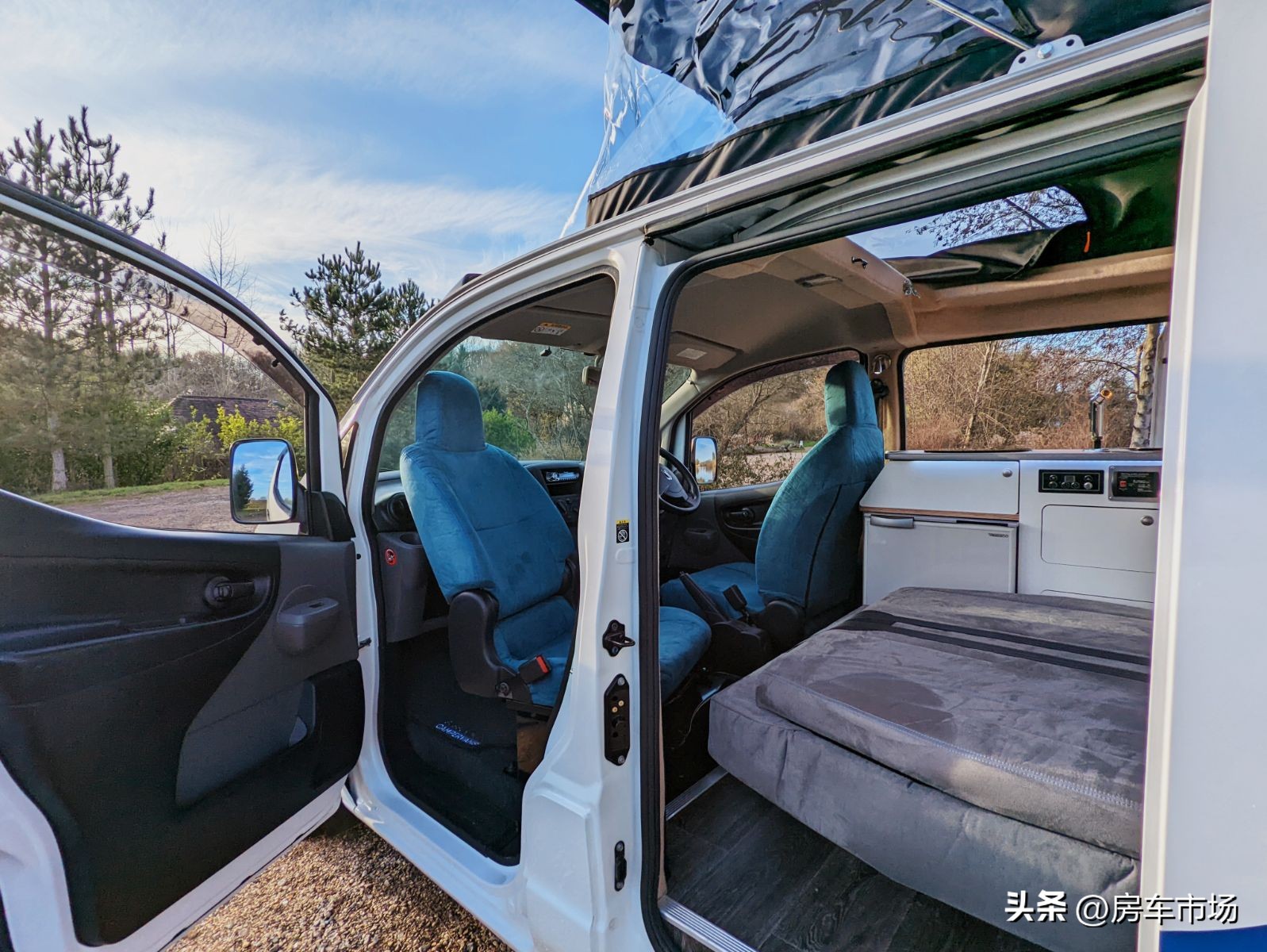 二手日产nv200升顶房车,日产nv200房车配置参数