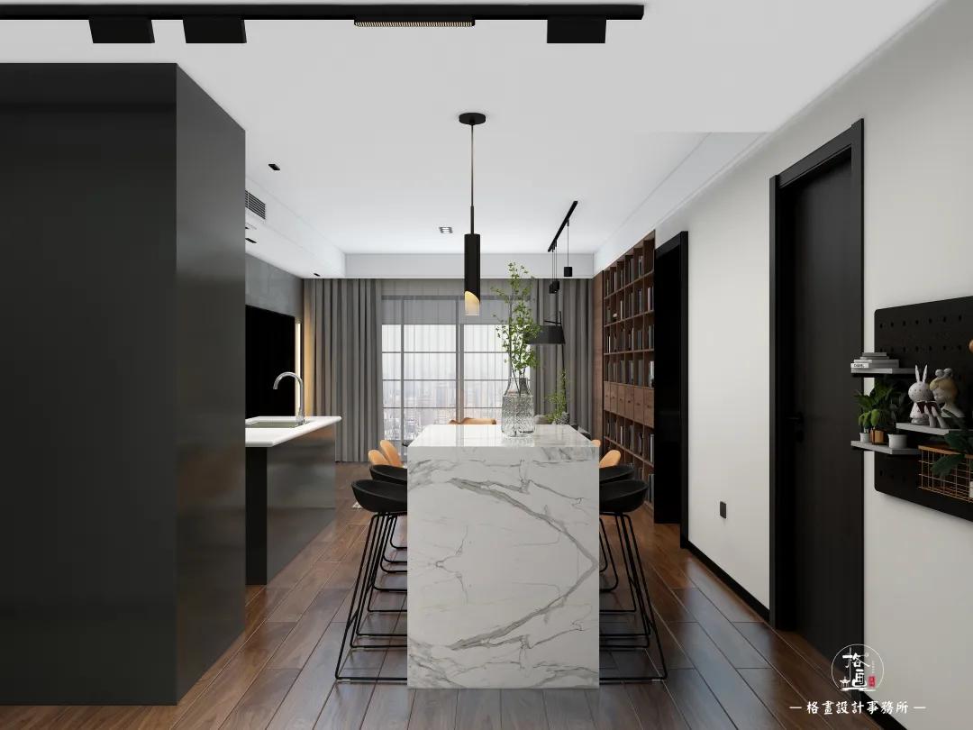 75平米现代风格婚房设计,75平方工业风婚房