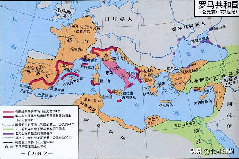 从秦朝到南北朝的世界格局演变：中国在西汉中期成功登顶世界第一