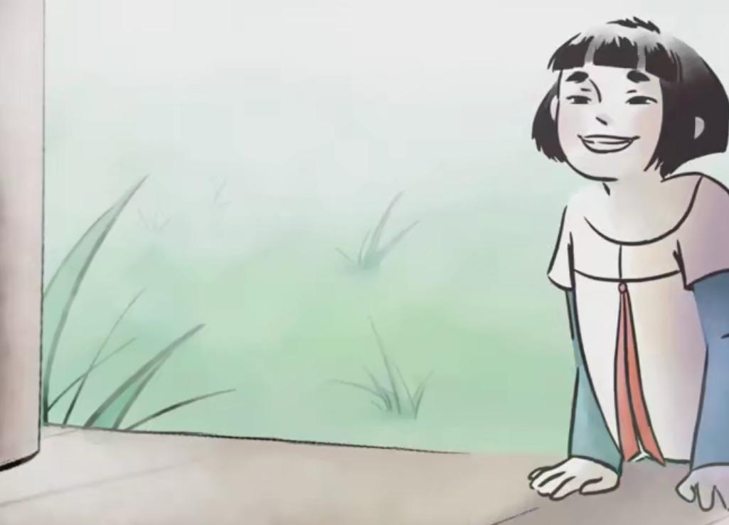 水墨风动画《裹脚少女》，被束缚的不仅是脚，还有向往自由的灵魂