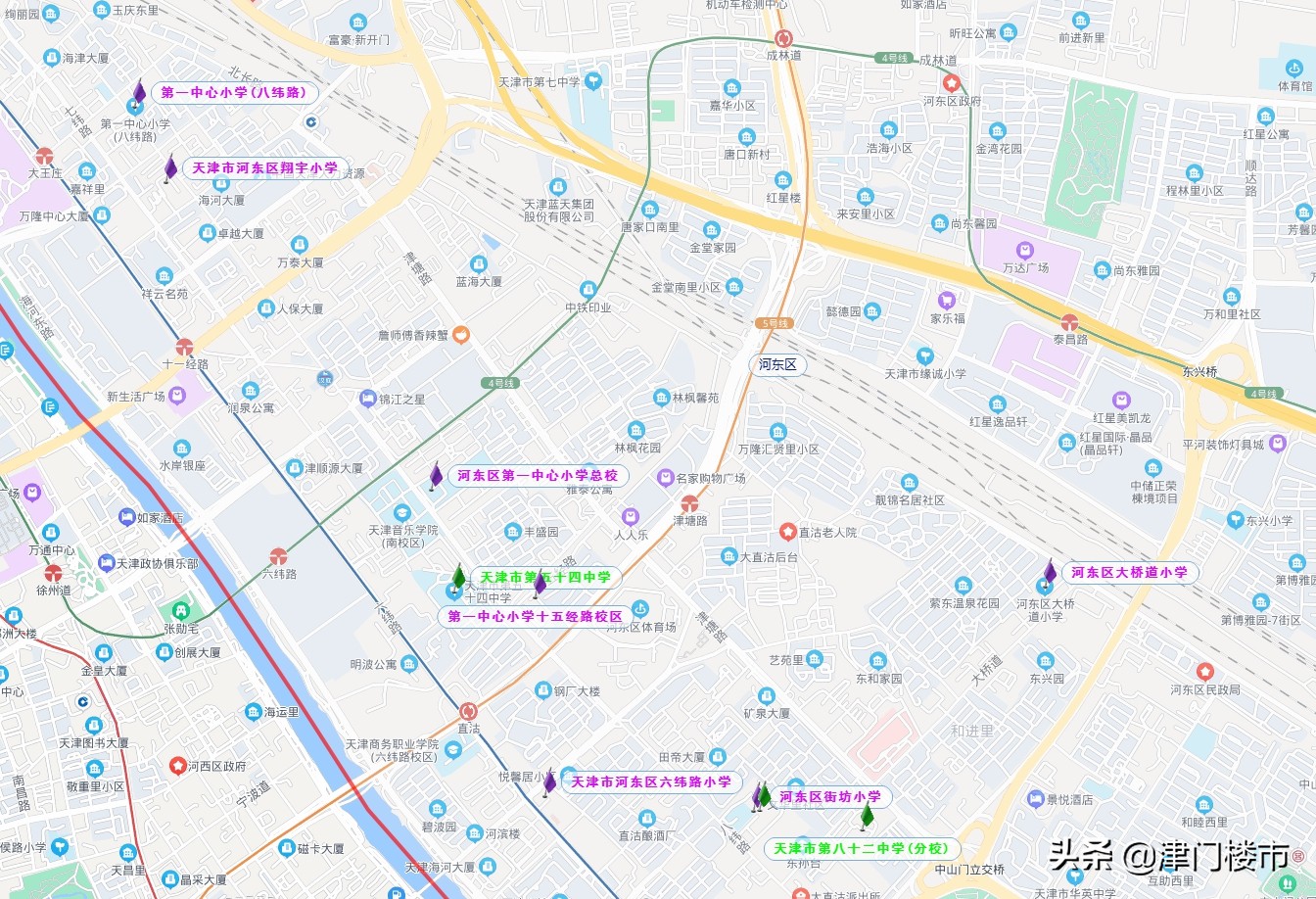 天津河东区学校片区划分及排名表,先有大直沽后有天津卫民俗