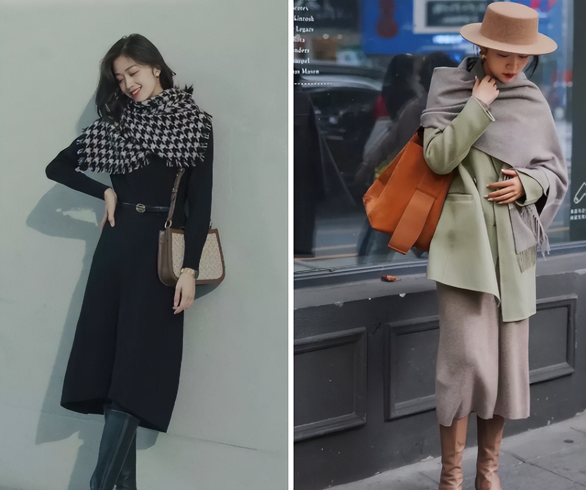 今年围巾流行款,冬天围巾怎么搭配衣服