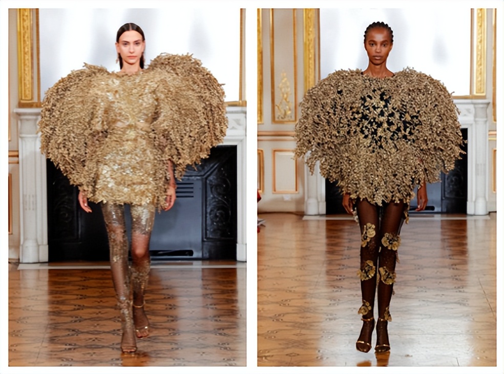 巴黎世家2023fw秀,chanel高定连衣裙