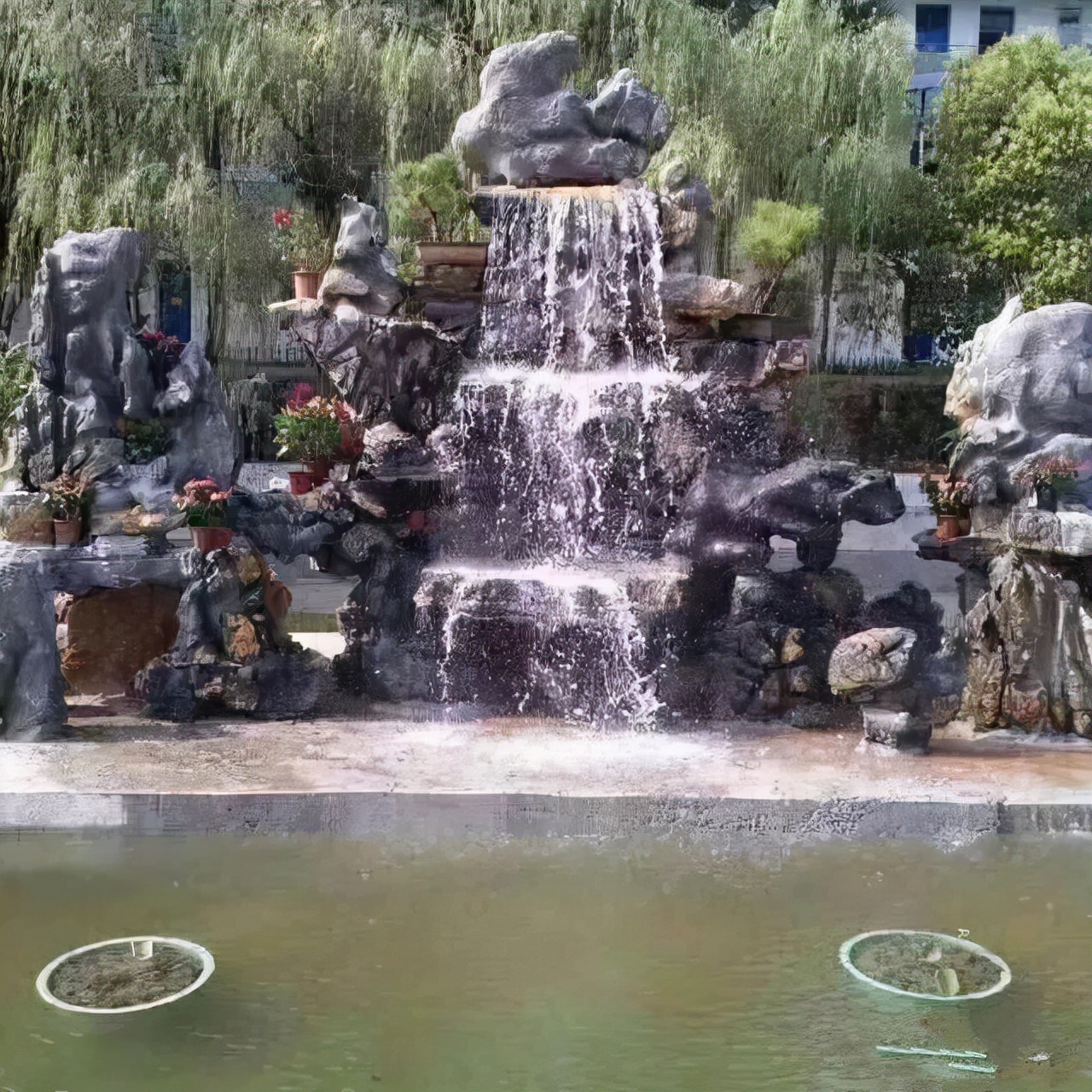 南昌灵璧石假山设计效果图,假山石制作设计推荐