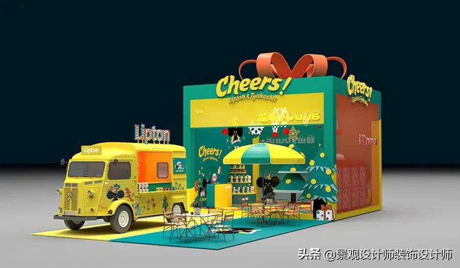 展示设计案例快闪店,快闪店改造效果图