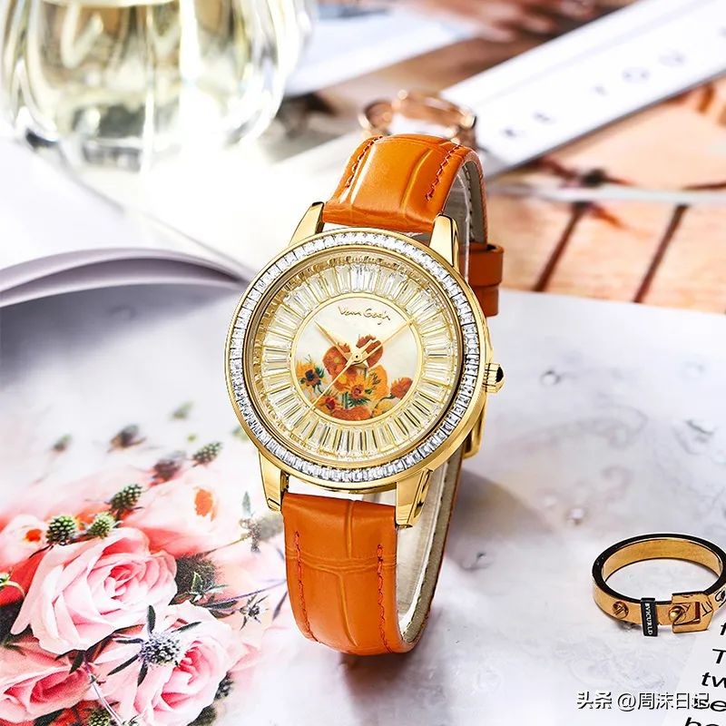 梵高艺术手表,梵高油画手表展示