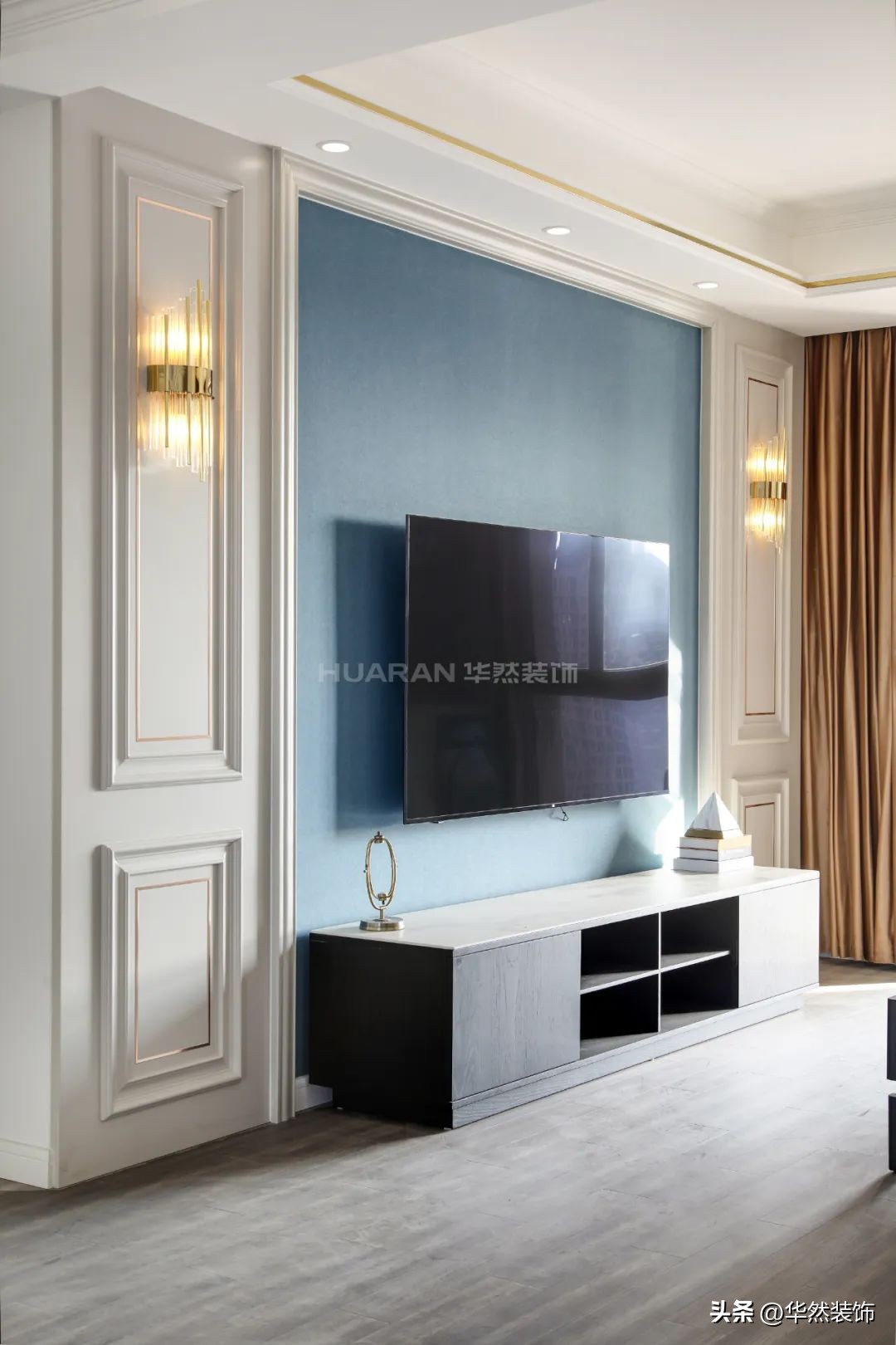 客厅一点也不高级,简单大气上档次的客厅电视背景墙