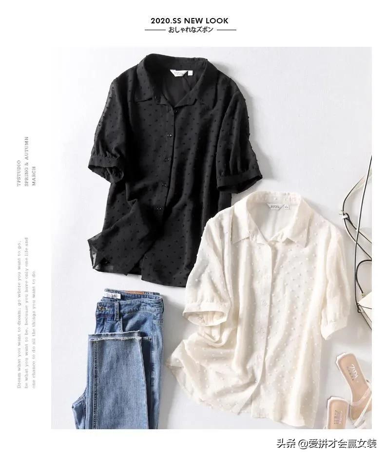 妈妈雪纺短袖衬衫,雪纺衬衫短袖宽松防晒衣