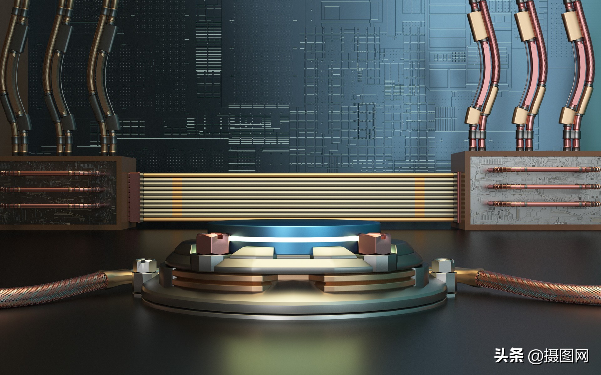 3d背景立体图,3d展台产品模型图