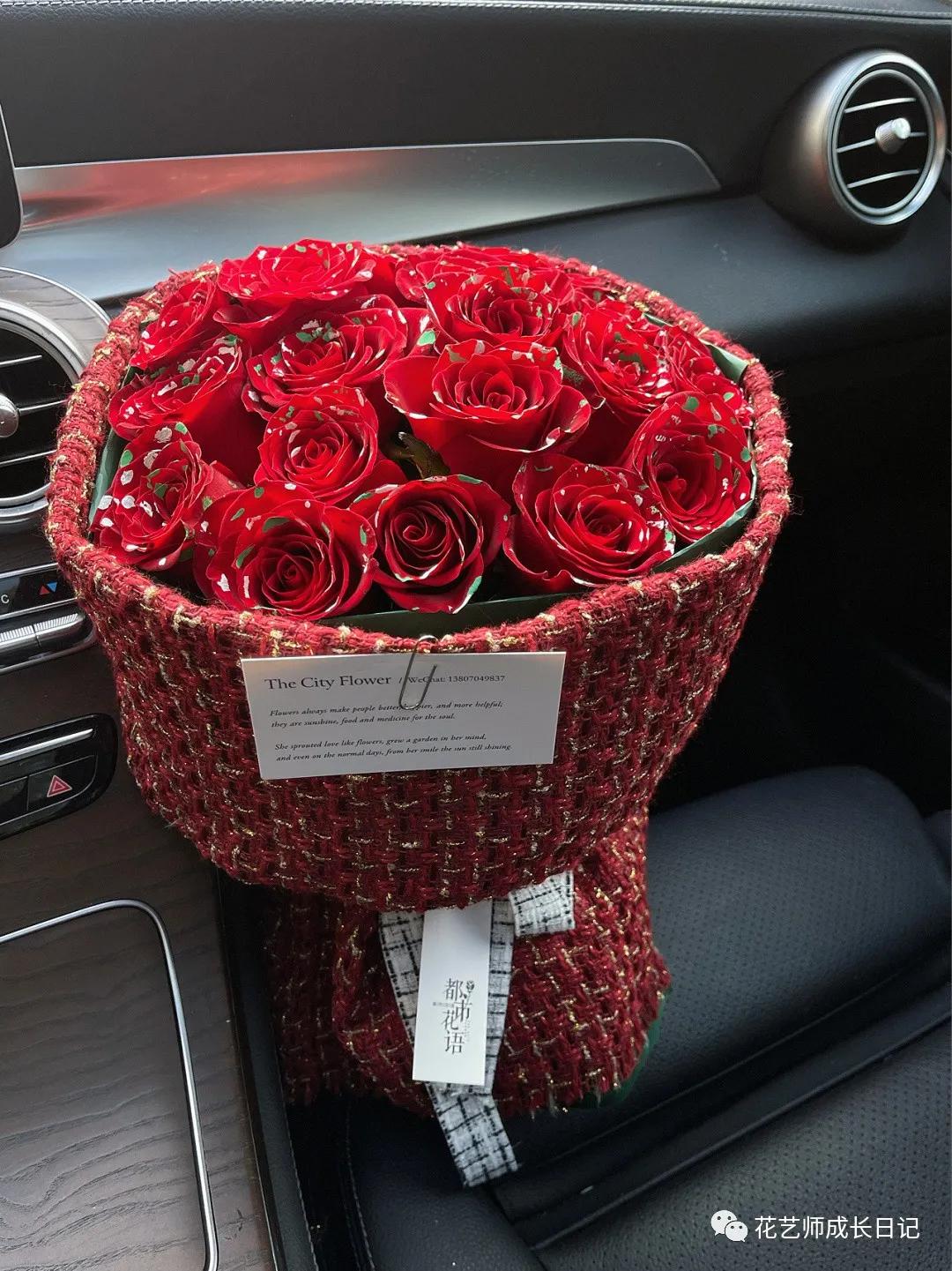 100朵玫瑰样式,圣诞限定玫瑰花