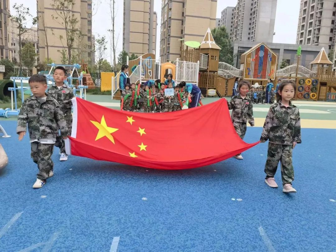 童心系国防共筑强军梦—郑东新区龙翔第四幼儿园春季亲子运动会