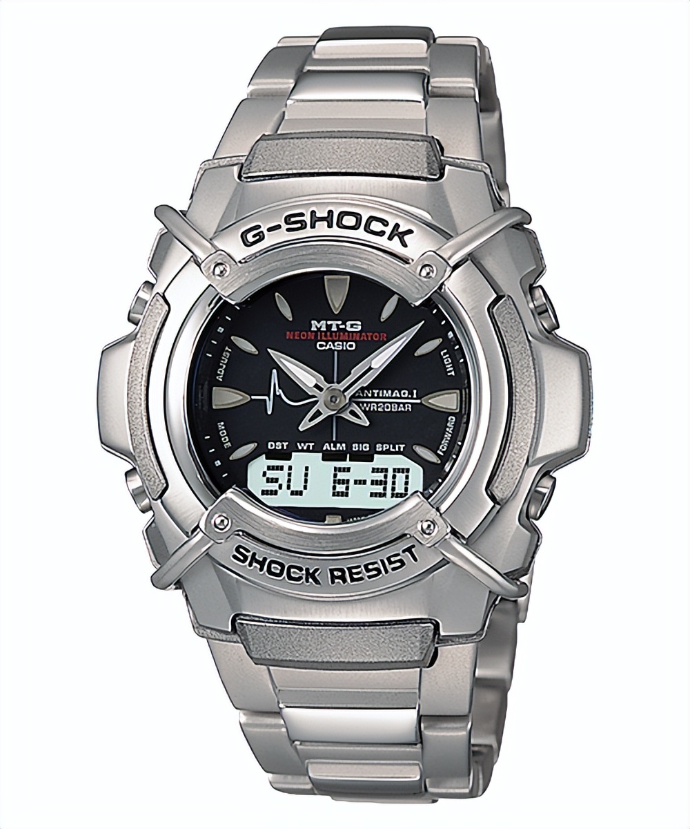 卡西欧gshock金属进化,卡西欧gshock黑金男表