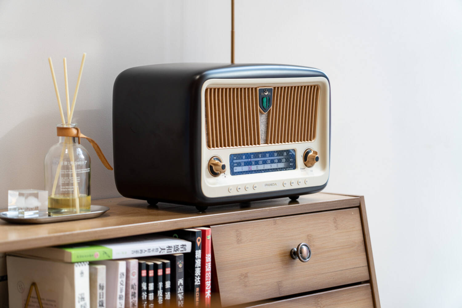 熊猫D-85蓝牙音箱,熊猫d85复古收音机评测