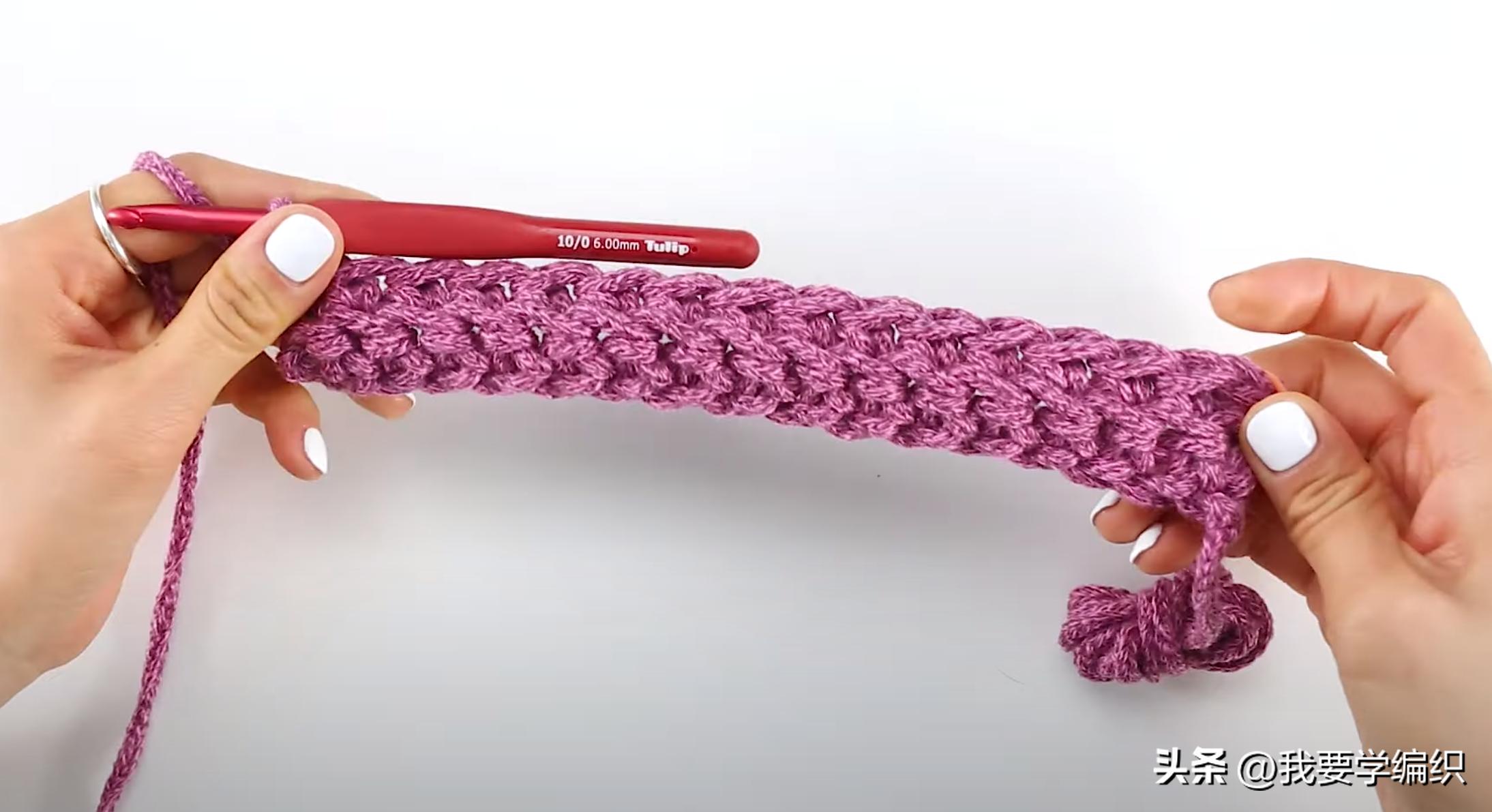 钩织小包包斜挎包可爱教程,钩针手机包包最新款斜挎包