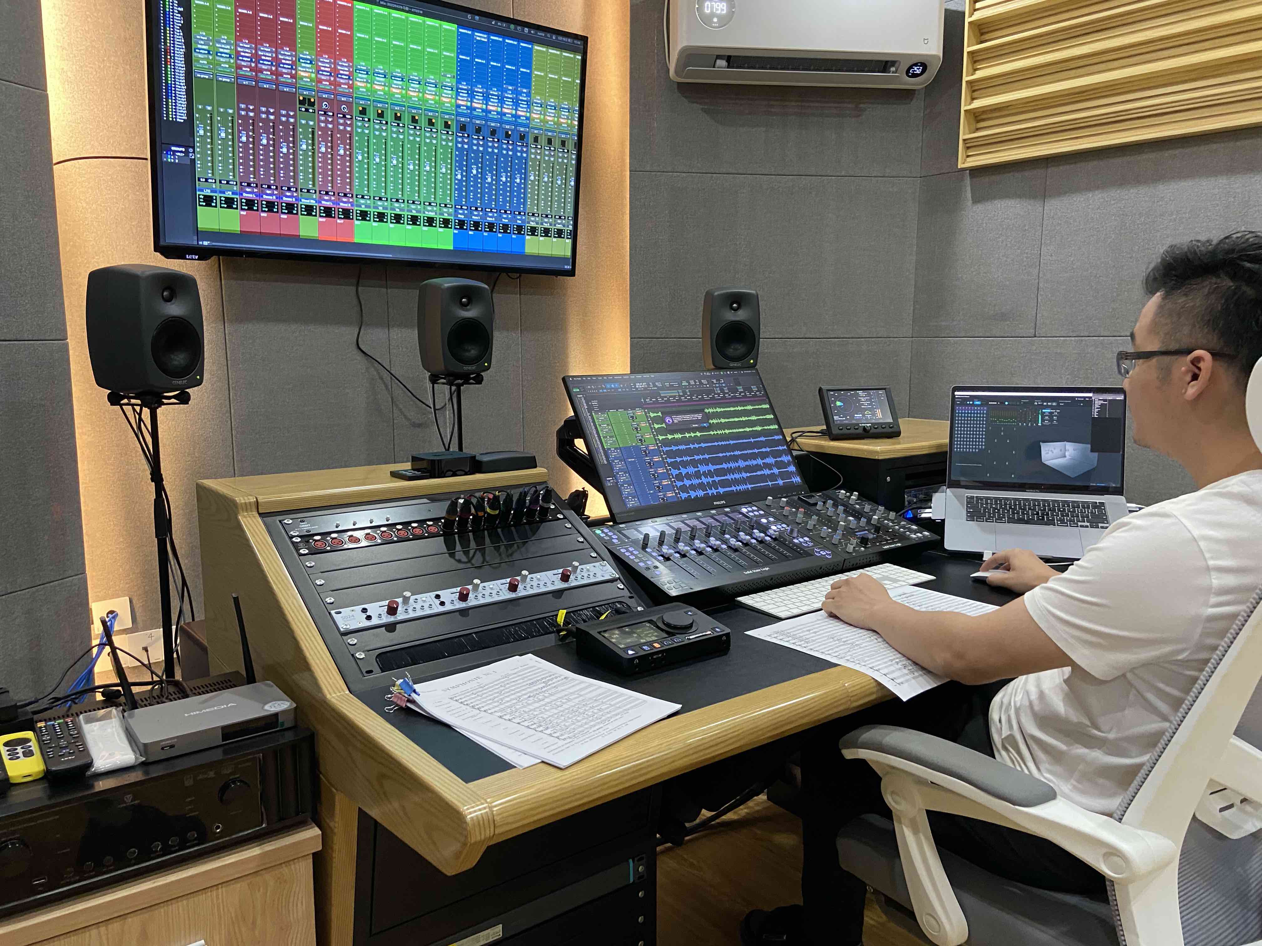 22.5m²经济适用型杜比全景声音乐工作室！孙屹的“妙妙屋”