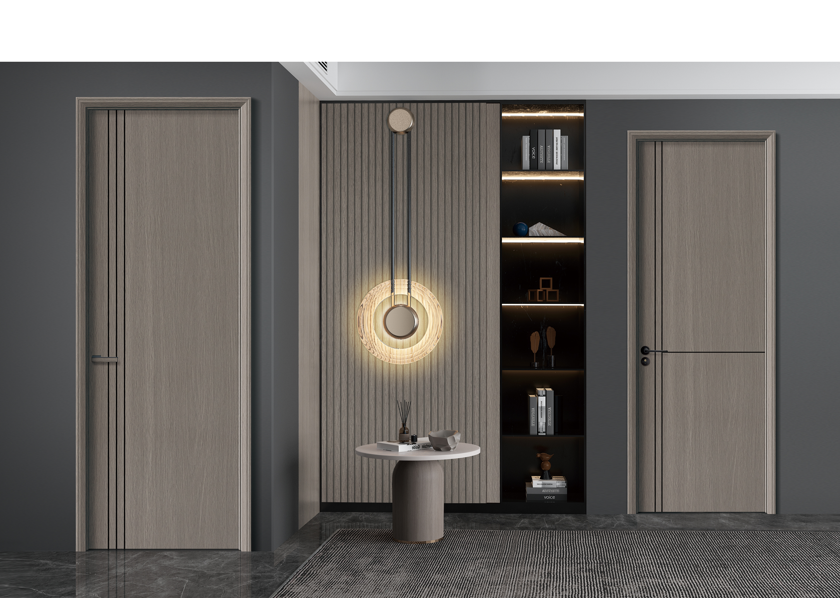 轻奢风卧室门颜色选择搭配,怎样选择门的颜色搭配