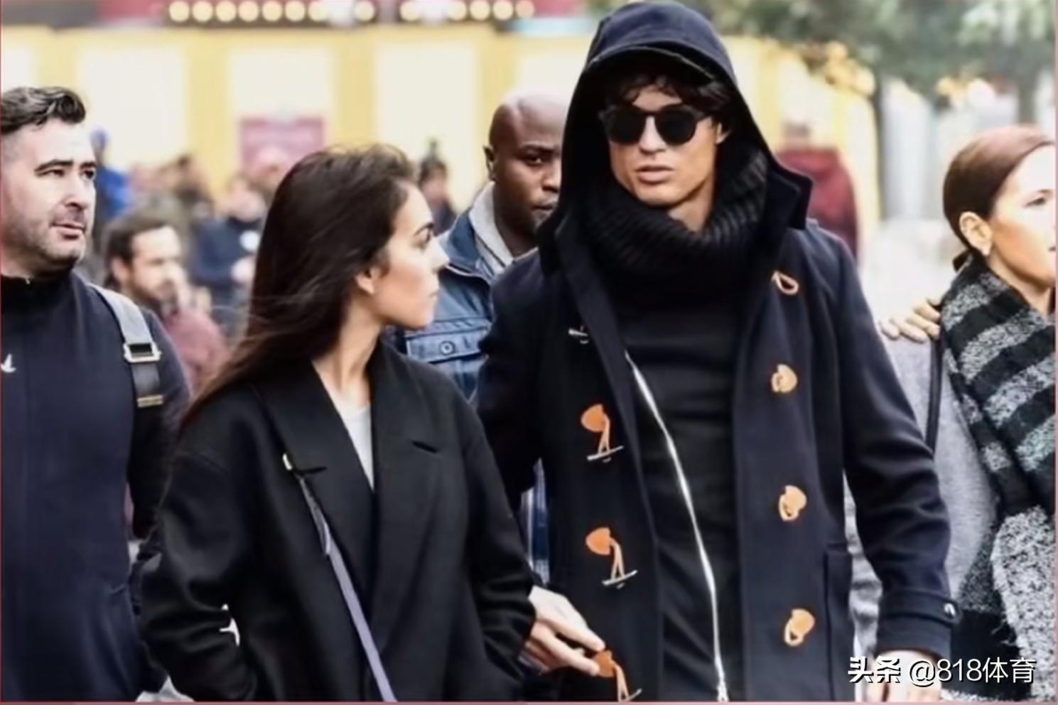 c罗乔装打扮和乔治娜去迪士尼,c罗开布加迪接乔治娜