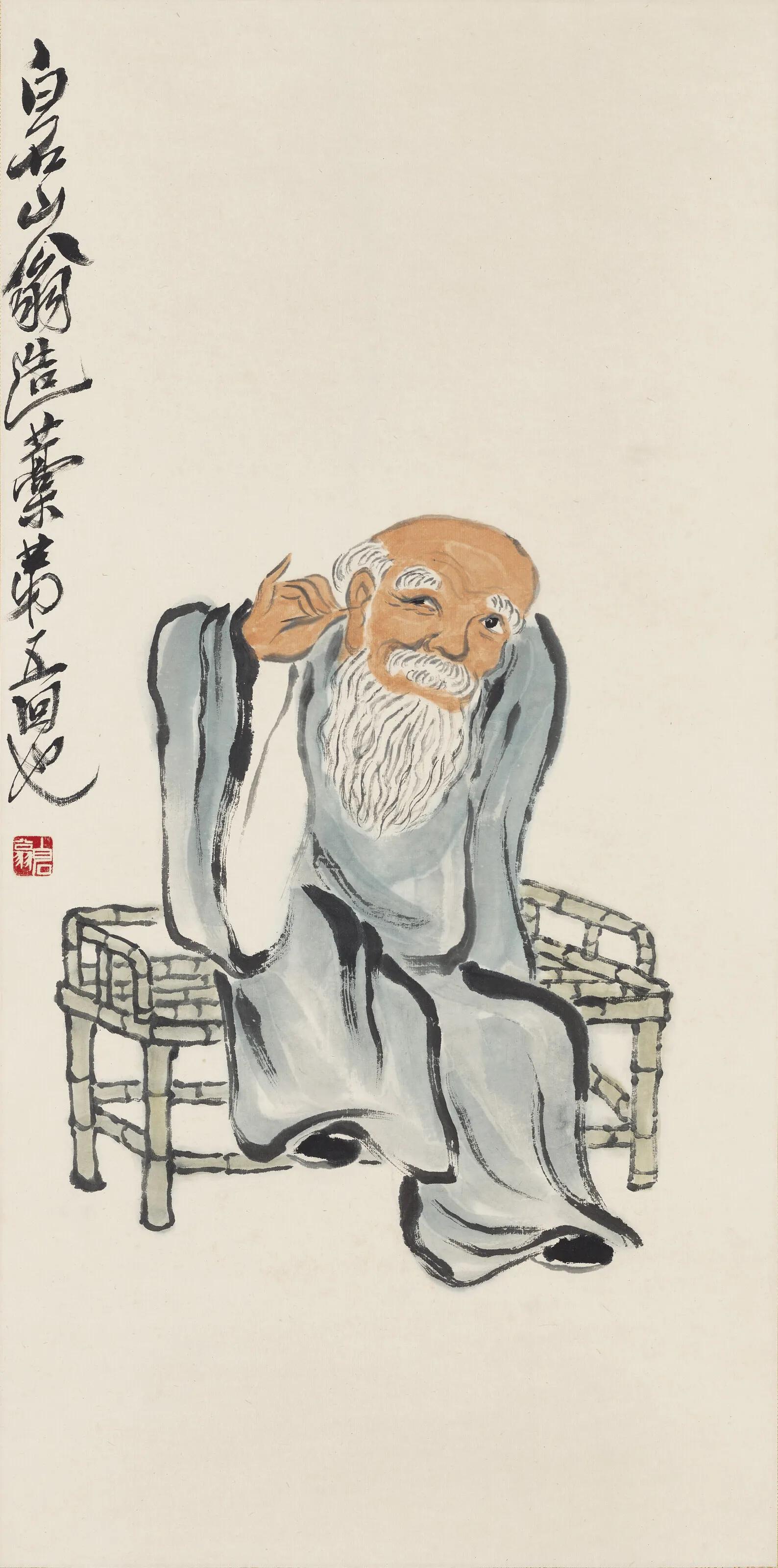 佳士得拍卖齐白石画一千八百万,香港荣宝斋齐白石画拍卖记录