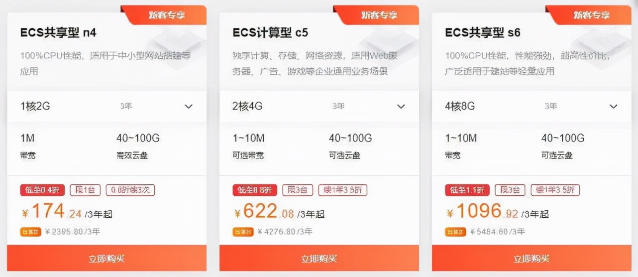 云服务器哪个最便宜2021年价格,云服务器优惠购买2023