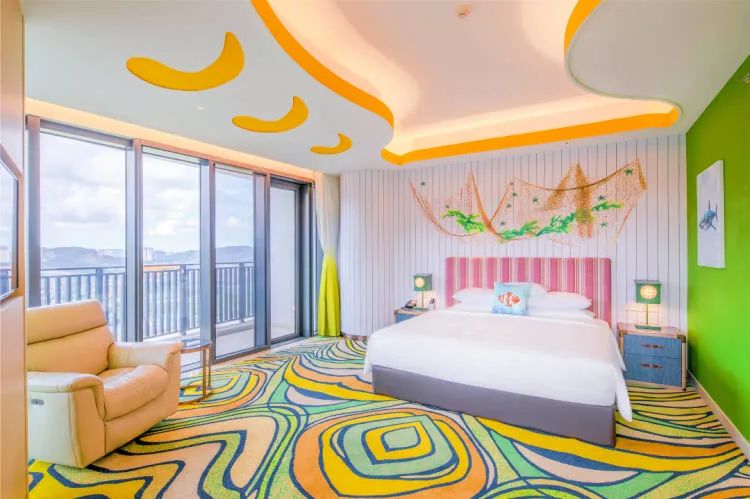 珠海长隆飞船酒店！海洋王国无限畅玩+畅游28楼绝美无边际泳池