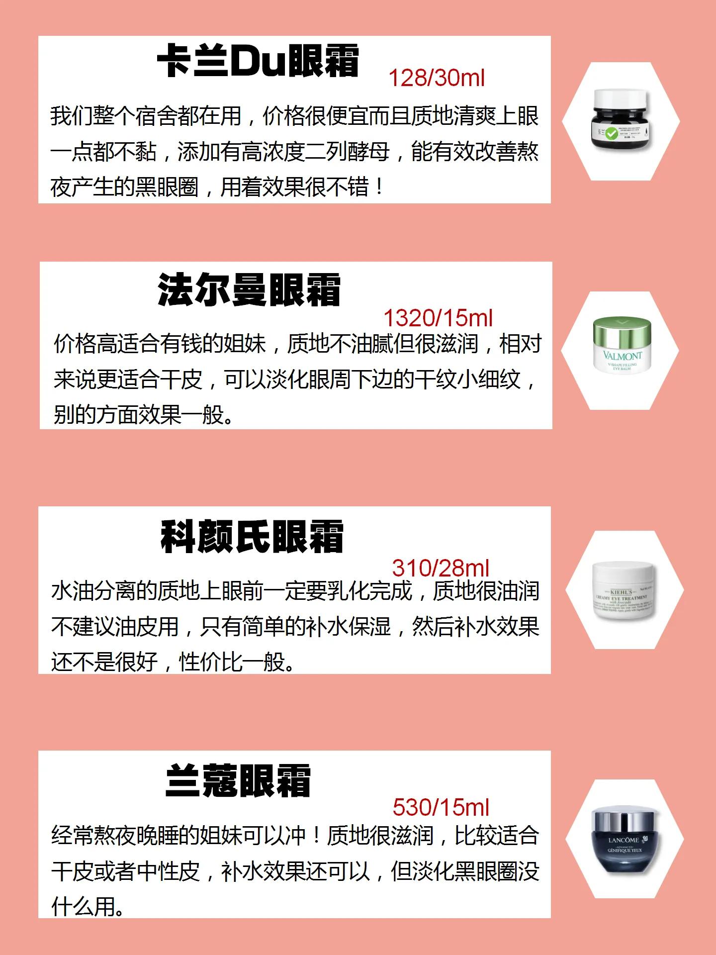 国货眼霜推荐排行榜平价好用,别乱花钱了