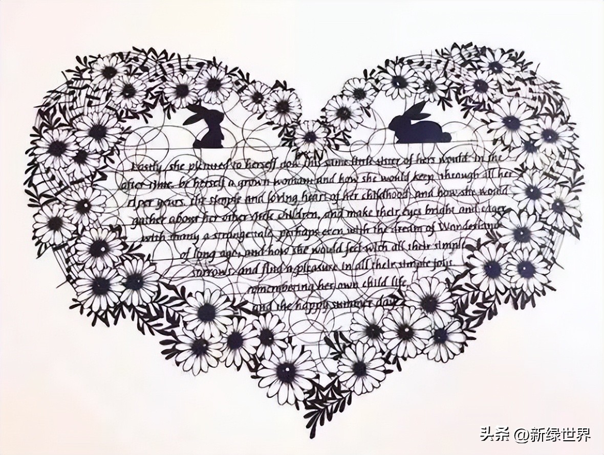 纸艺作品绘画,千变万化的纸艺术作品