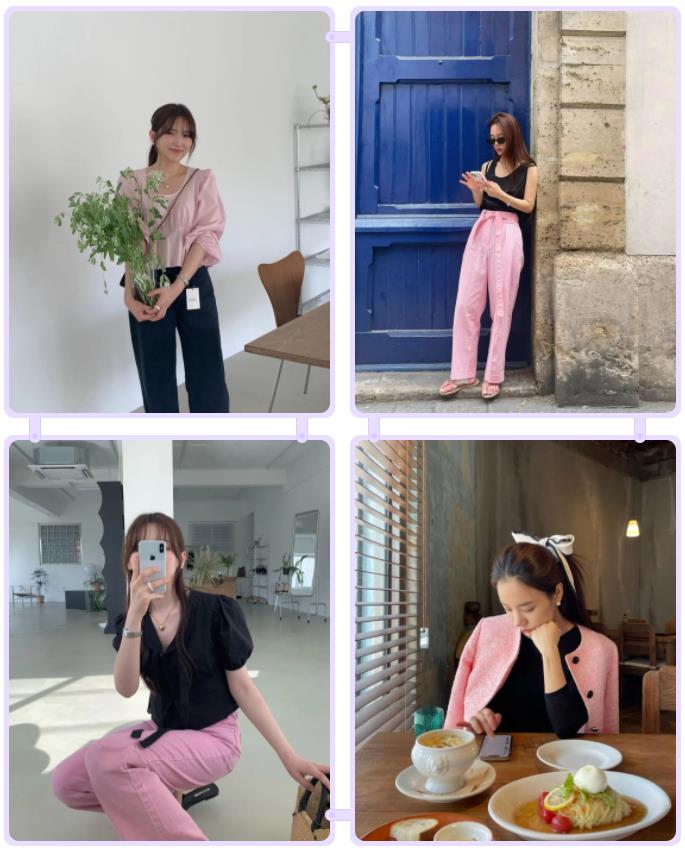 配色最好的韩式穿搭,今年流行的十大服装色系搭配