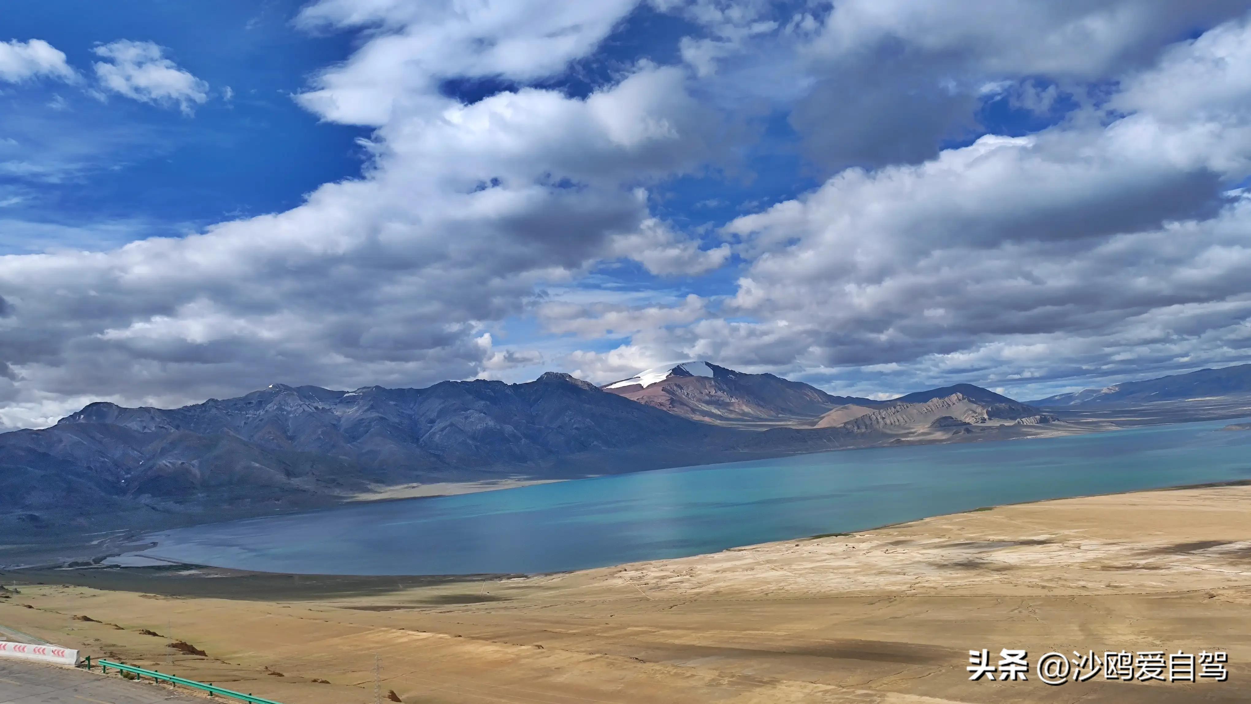 自驾四进*藏西***疆新**第12天:人在囧途:当惹雍措圣湖边陷车,轮胎鼓包