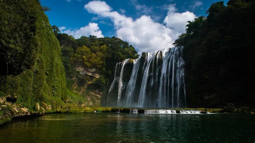 丰水期黄果树瀑布,黄果树瀑布丰水期和枯水期分界线