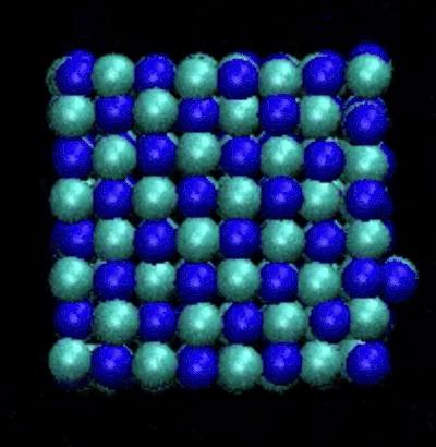 如果进入一粒食盐的内部，你会看到……