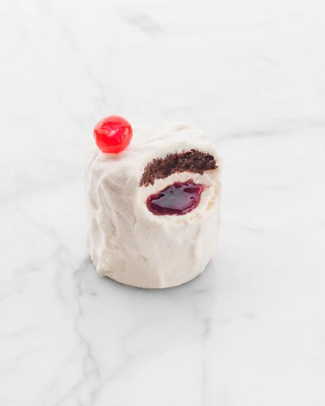 蛋糕切面,蛋糕两层夹心切面图片