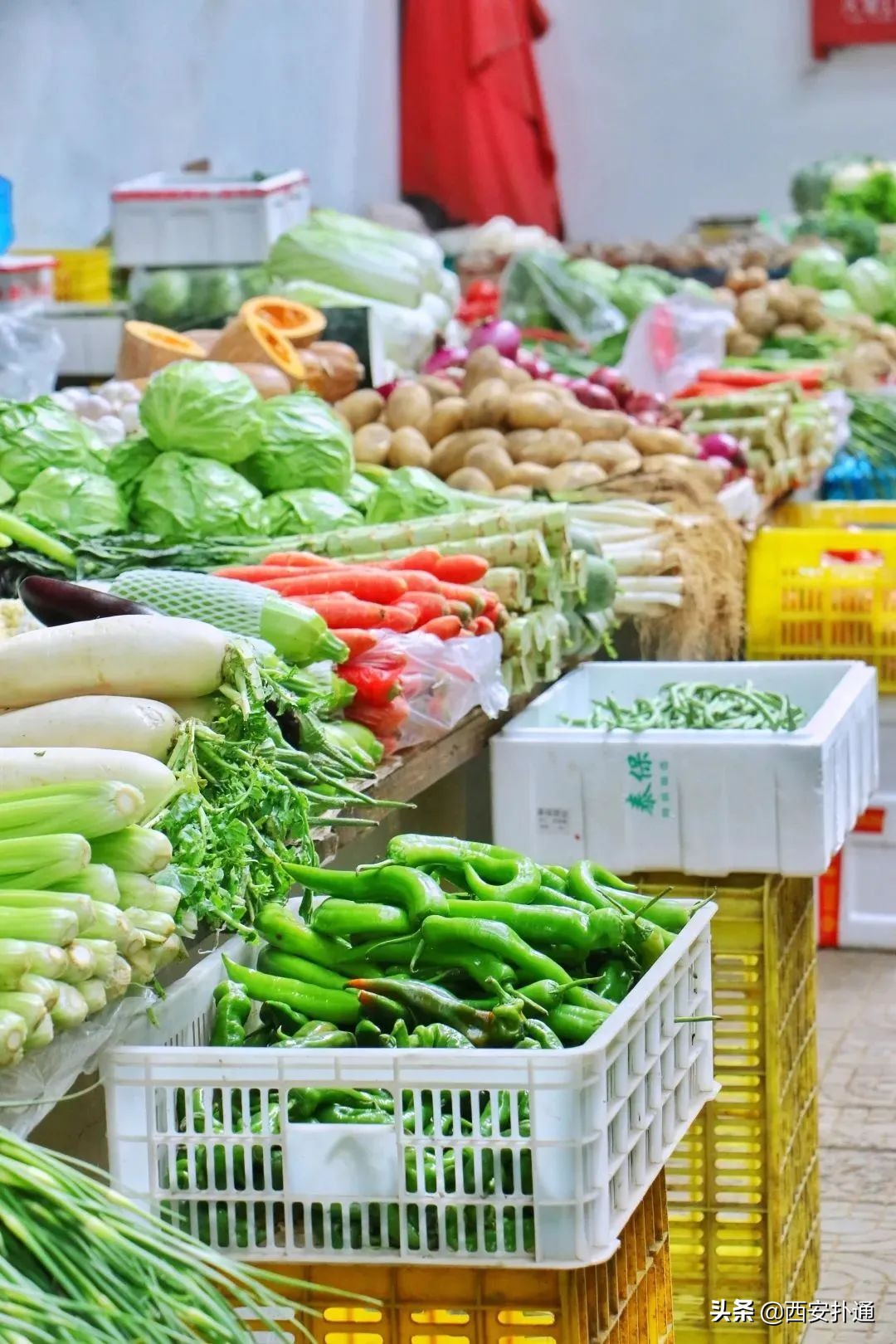 西安北郊最便宜菜市场在哪里,西安市全天人多的菜市场