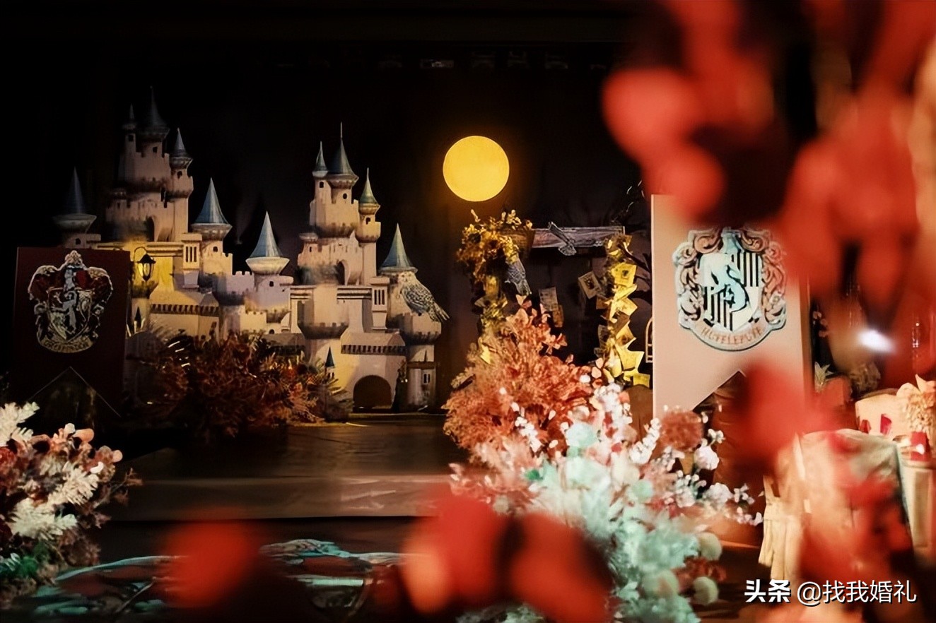 他们在霍格沃茨办了一场婚礼，请来了哈利波特…