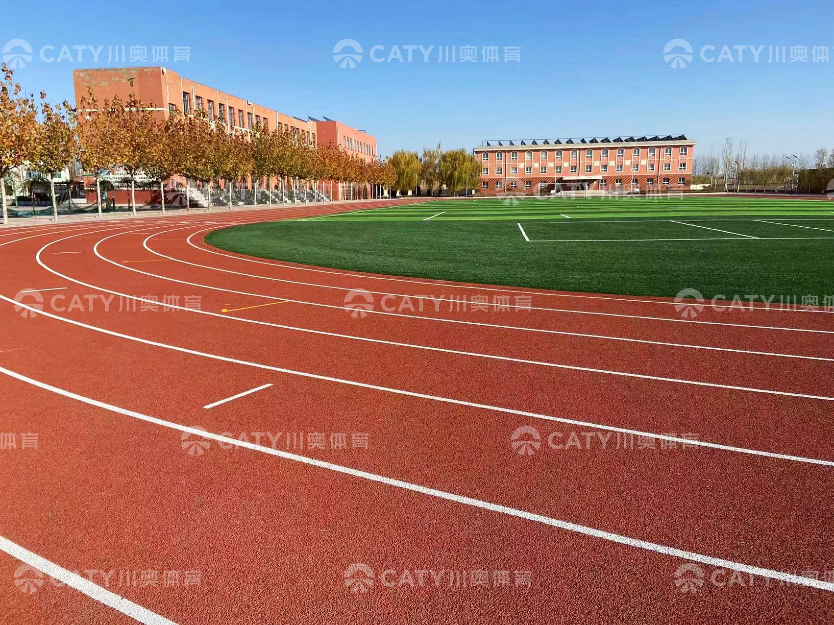 半预制型跑道施工,半预制塑胶跑道