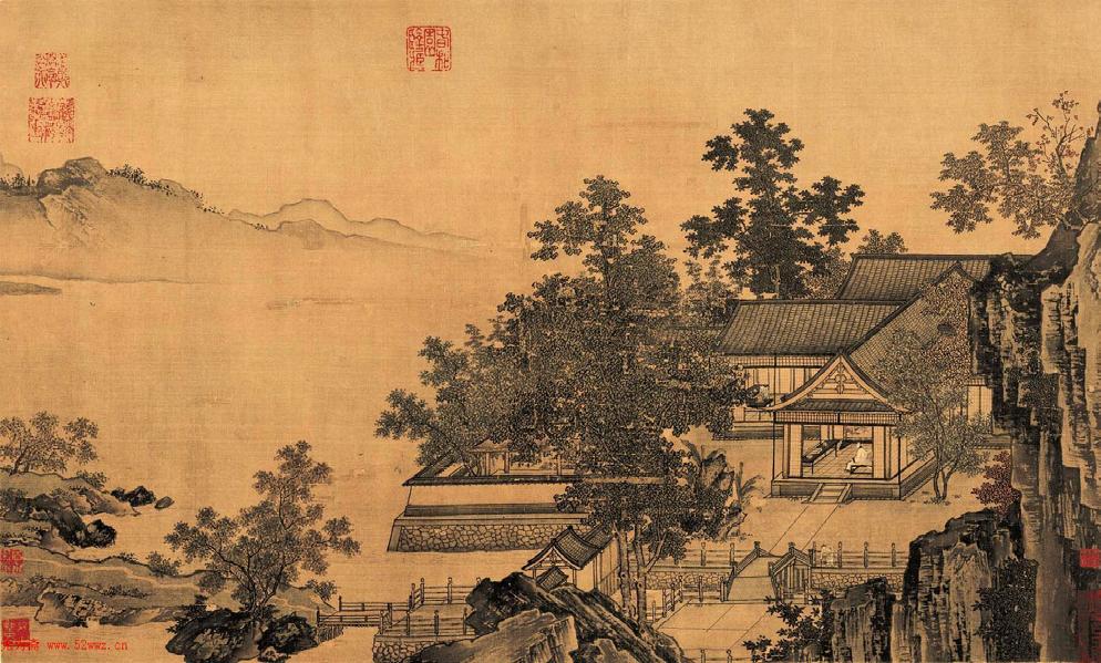 雁柏山庄的夜景,雁柏山庄远景